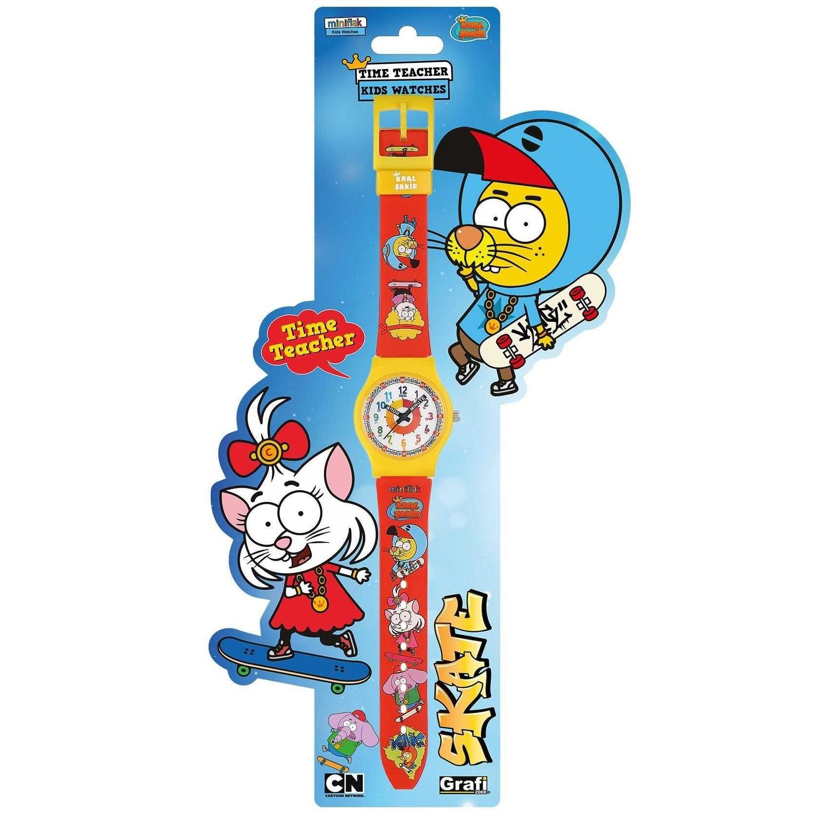 Miniflak Kral Şakir KS7517 Time Teacher Kids Watch Miniflak Kral Şakir KS7517 Time Teacher Kids Watch